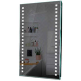 Specchio LED Verticale | Controllo tramite interruttore a muro | Luce bianca fredda - Reyze Serie Minimal Modello 6